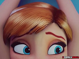 malediction Frozen Elsa avec glaçon
