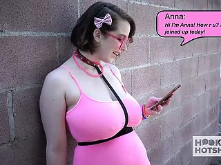 Riesige Titten Teen Slut Anna Brilliance wird bis zu ihrem Slot hart gerammt