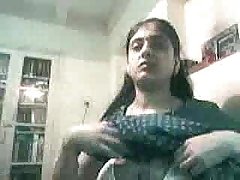 Zwangere Indisch Paar neuken op Webcam - Kurb