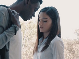 Palatable young beau Emily Willis is fucked doggy by black pencil